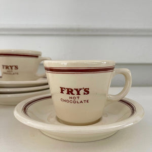 Vintage Fry’s Hot Chocolate Cup + Saucer