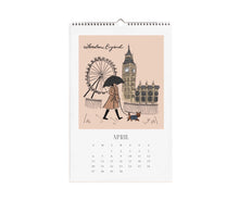 Load image into Gallery viewer, 2025 Travel Sketchbook Wall Calendar by Rifle Paper Co
