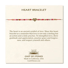 Load image into Gallery viewer, Pink Candy Heart Bracelet from Cast of Stones
