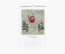 Load image into Gallery viewer, 2025 Travel Sketchbook Wall Calendar by Rifle Paper Co
