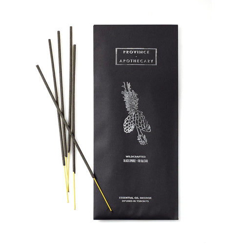 Black Spruce Essential Oil Incense by Province Apothecary