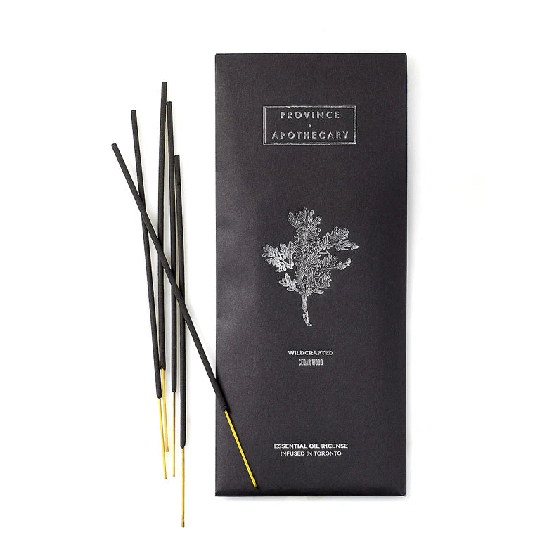 Cedarwood Essential Oil Incense by Province Apothecary