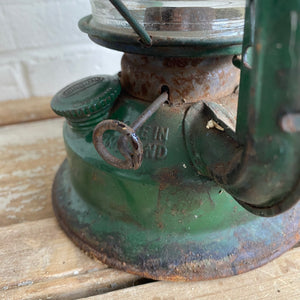 Vintage Green Chalwyn Kerosene Lantern