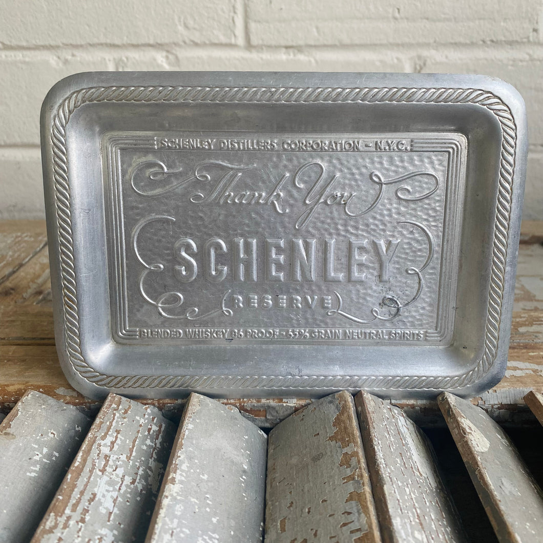 Vintage Schenley Tip Tray c1970