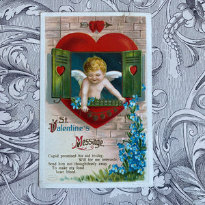 Antique Valentine Postcards c1910