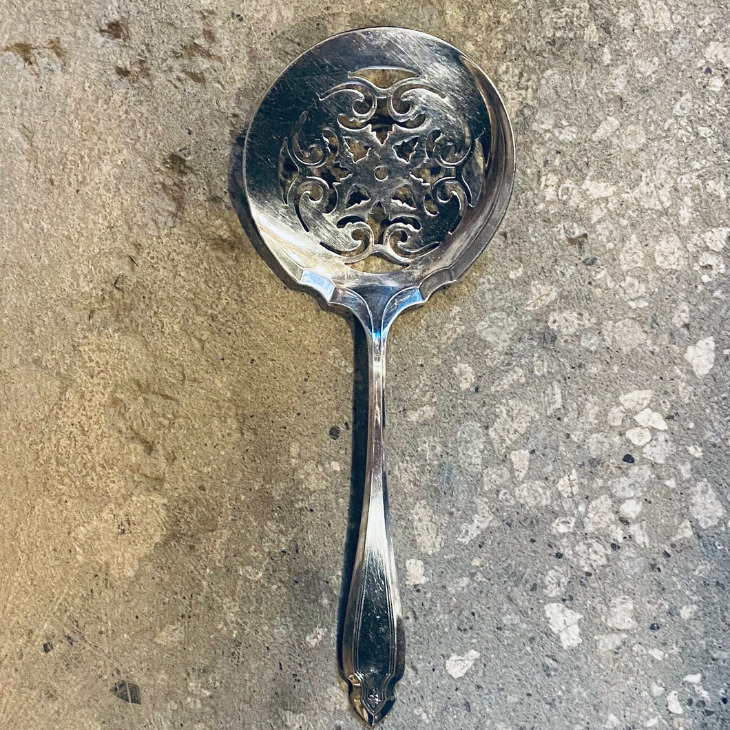 Antique Silverplated Tomato Spoon