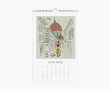 Load image into Gallery viewer, 2025 Travel Sketchbook Wall Calendar by Rifle Paper Co
