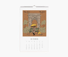 Load image into Gallery viewer, 2025 Travel Sketchbook Wall Calendar by Rifle Paper Co
