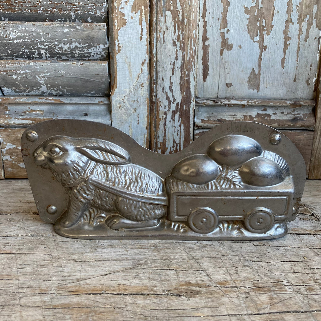 Antique Rabbit Chocolate Molds