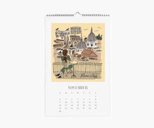 Load image into Gallery viewer, 2025 Travel Sketchbook Wall Calendar by Rifle Paper Co
