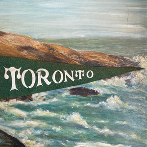 Vintage Souvenir of Toronto Pennant c1960s