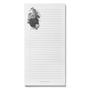 Poetry Muse Notepad by Open Sea Design Co