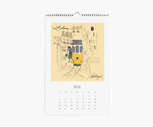 Load image into Gallery viewer, 2025 Travel Sketchbook Wall Calendar by Rifle Paper Co
