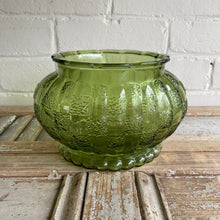 Load image into Gallery viewer, Vintage Green Glass Vases
