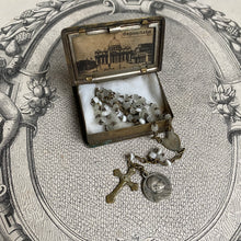 Load image into Gallery viewer, Vintage Italian Rosary Box and Rosary
