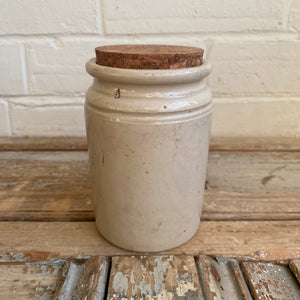 Antique Stoneware Jam Crock