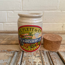 Load image into Gallery viewer, Antique Stoneware Jam Crock
