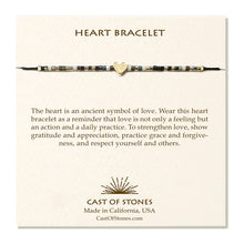 Load image into Gallery viewer, Neutral Heart Bracelet by Cast of Stones
