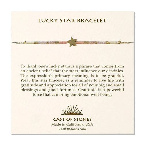 Lucky Star Bracelet by Cast of Stones