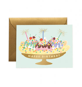 Banana Split Birthday Card by Rifle Paper Co