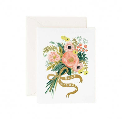 Best Wishes Bouquet Card by Rifle Paper Co