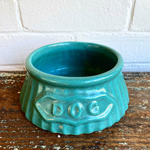 Load image into Gallery viewer, Vintage Pottery Dog Bowl
