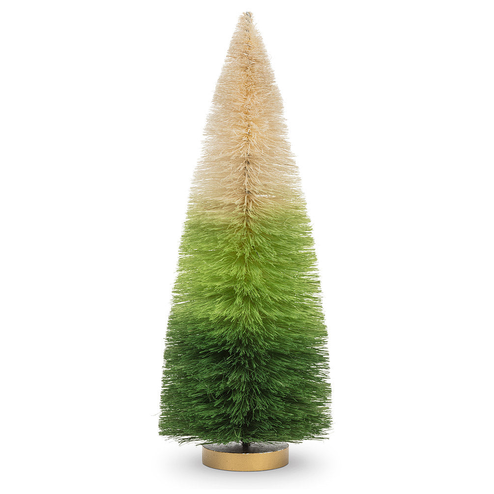 Green Ombre Bottle Brush Tree