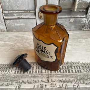 Antique Pharmacy Bottle - Calcium Bromat