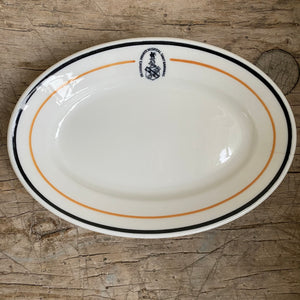 Vintage Saint Barnabas Oval Dish