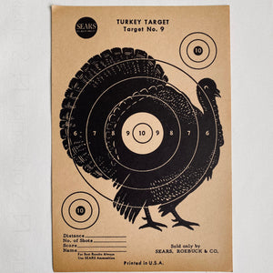 Vintage Paper Target c1950s